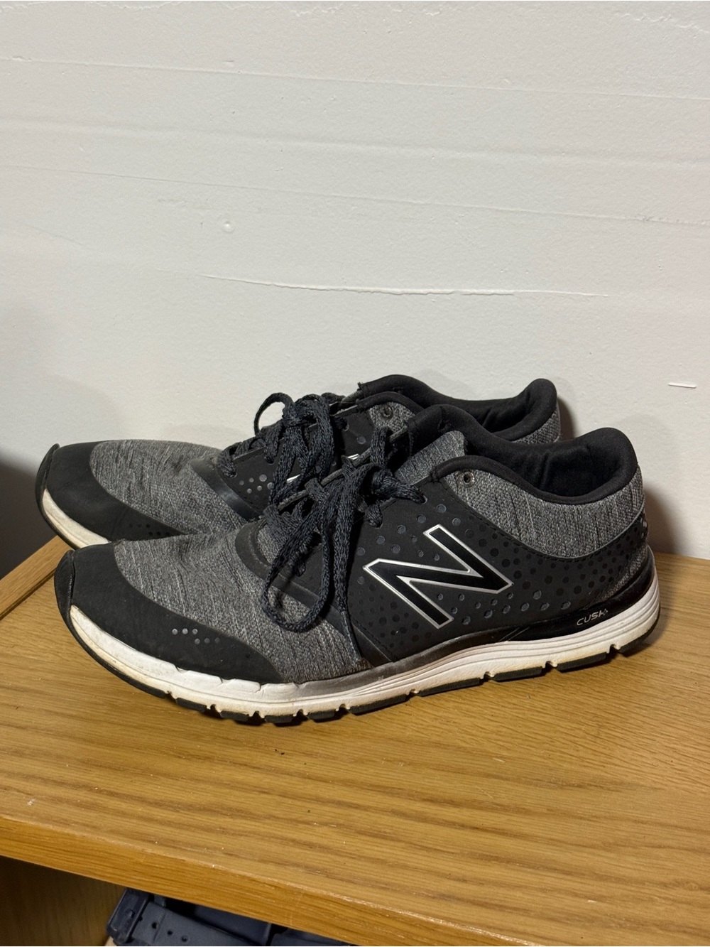 New Balance Women’s Gray and Black Athletic Sneakers